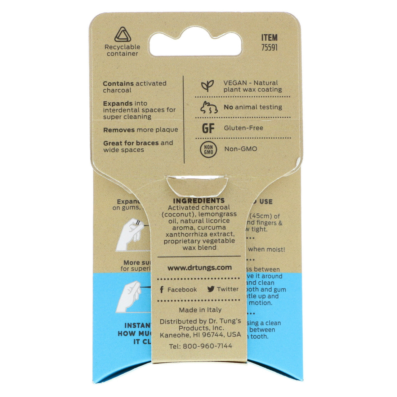 DR TUNG ACTIV CHARCL FLO ( 6 X 30 YD )